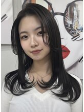 エーバイフー 江坂店(A BY WHO)&nbsp;A BY WHO江坂/レイヤースタイル/アッシュカラー/透明感カラー