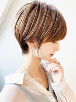 ヴィラ 雲雀丘花屋敷店(Villa)&nbsp;白髪染めハイライト×ひし形シルエット◎30代40代小顔くびれ
