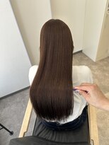 ジーナ 吉塚(Zina)&nbsp;マロンブラウン×髪質改善【福田れん】吉塚 透明感 艶髪 美髪
