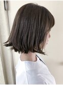ツヤサラ切りっぱなしボブスタイル