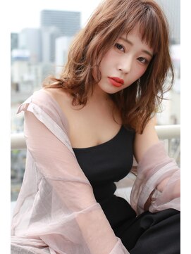 ラフィス ヘアーピュール 梅田茶屋町店(La fith hair pur) 【La fith】ゆるふわミディスタイル