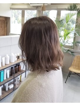 ヴィヴェンテ(VIVENTE.) 【VIVENTE.】KANAE 透明感抜群ベージュアッシュボブ