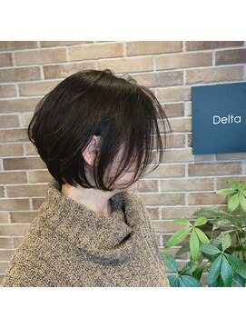 ショートボブ 黒髪ショート L デルタ Delta のヘアカタログ ホットペッパービューティー