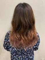 タクミ 美容院 庭瀬店(Takumi) ピンクグラデーションヘアー