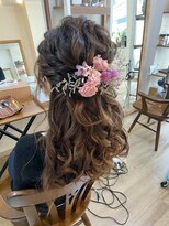 ロカット サロン(Roquat Salon)&nbsp;フラワーブライダルヘアアレンジ【ヘアセット立川/立川南/国立】