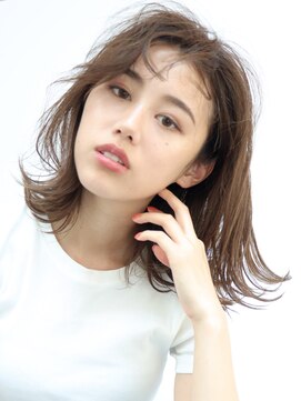 アイティー バイ アルバム 中野店(IT by ALBUM) ラフカール_エアリーミディホワイトアッシュ_98091