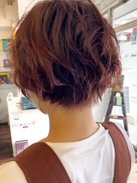 ティティーサッポロ(tity sapporo) チェリーレッド×ガーリーボブ