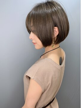 ラウンジ モリオ イケブクロ(Lounge MORIO Ikebukuro) 【morio池袋】愛され度奇跡の100%前下がりショートボブ♪