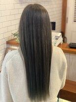 オーブ ヘアー リリー 博多2号店(AUBE HAIR lily) カーキブラウン