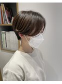 ワンカールパーマショート