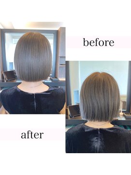 アールサロンプラスキャスパ 自由が丘(Rrsalon+CASPA) 髪質改善/人幹細胞/水素Tr/切りっぱなしボブ/ミニボブ/肩上ボブ