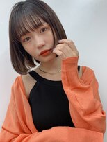 サンドシーン(sand scene)&nbsp;20代30代40代丸みショートボブマッシュ前下がりレイヤー