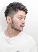 束感ショートマッシュパーマウルフ波巻きハイライト269