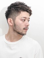 ルックグッドストア(LOOK GOOD STORE)&nbsp;束感ショートマッシュパーマウルフ波巻きハイライト269