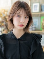 カバーヘア ブリス 志木南口駅前店(COVER HAIR bliss) シースルーバング伸ばしかけレイヤーロブTb2志木20代30代40代