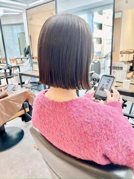 ネオリーブ クーロ(Neolive curro) 小顔ボブ×美髪[ぱつっとボブ/縮毛矯正/丸型卵型]