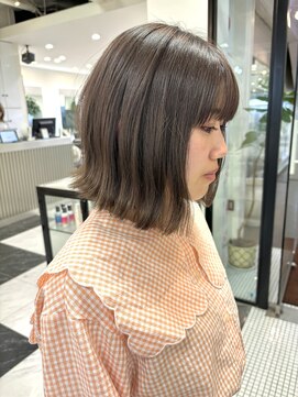 ニューウェーブ テテ 下通店 New wave TETE 切りっぱなしボブ