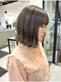 切りっぱなしボブ