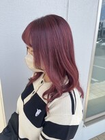 グリッター(GLITTER) 2ブリーチ目安/カシスピンク/ミディアムレイヤー