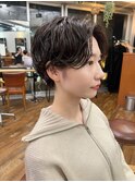 ショートパーマ ハンサムショート ショートヘア