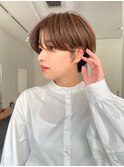 大人かわいいハンサムショート地毛風ストレート