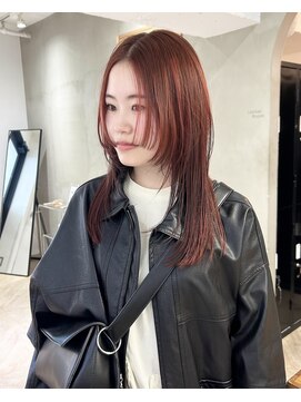 ローレン(LOREN) 黒髪/ボブルフ/ネビージュ/小顔/ワンレン/栄/髪質改善/前髪