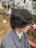 【メンズ人気No.1】カット&パーマ&スキンケア&眉カット￥13000→￥11000
