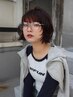【moeka指名*デザインカラー】カット+部分ブリーチ+カラー+TR ￥14300