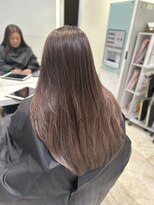 ケンジ 平塚 アネッタ(KENJE annetta) 艶髪ストレート　髪質改善カラー　髪質改善トリートメント