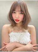 ミニウルフ/レイヤーカット/卵型/ワイドバング/似合わせカット_1