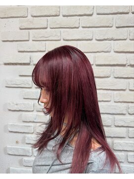 ビランチェ 池袋(bilancia) ホワイトグレージュ/チェリーブラウン/デジタルパーマ