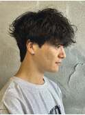 シャドウパーマメンズマッシュダウンパーマ群馬高崎メンズ眉毛