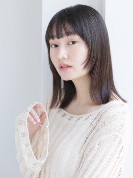 コレクティブワーク 表参道 渋谷(COLLECTIVE WORK) 【中野葵穂】外はねミディ 顔まわりレイヤー 髪質改善カラー