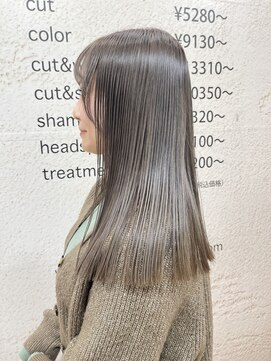 モリオ フロム ロンドン サッポロファクトリー店(morio FROM LONDON) morio札幌　ブリーチカラー　グレージュ