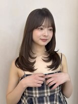 ウェイズトウキョウ 新宿店(Ways TOKYO)&nbsp;レイヤーカット/ラベンダーグレージュ/前髪/顔周りカット