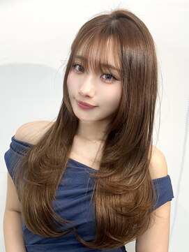 ヴェイン 渋谷(vain) ロングレイヤーアッシュブラウン