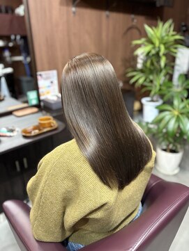 酸性ストレート/髪質改善ストレート/髪質改善カラー