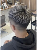 クリアオム 草加(CLEAR homme)&nbsp;【草加】シルバースパイキーフェード