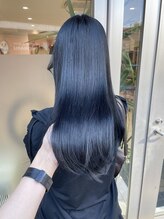 アッシュ 浦安店(Ash)&nbsp;ブルーブラック×髪質改善color