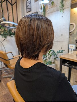 ミューズ 藤が丘店(MUSE) Befor/50代/白髪ぼかし×ショート