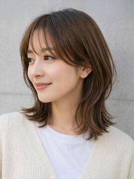 エミュー 大船店(emue) 大船ワンカラーブリーチなしダブルカラーレイヤーボブレイヤー