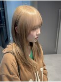 milktea beige【ブリーチ/ダブルカラー/髪質改善】