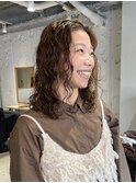 山本/ミディアムパーマウルフパーマレイヤーカット吉祥寺パーマ