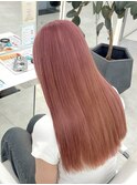 ピンクベージュほんのりオレンジ