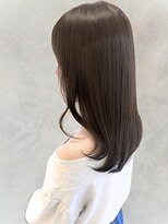 ニクス フリー ウエストバーン(nix free WB) 髪質改善ストレート×グレージュ/小顔レイヤー