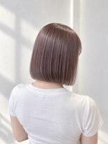 ジールサロン つくば本店 透明感ラベンダーベージュ/ブリーチカラー/ハイトーン