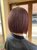 リノアバイフェリア(LINO’A by felia) ぱつっと感が可愛い。切りっぱなしボブ/地毛風ストレート