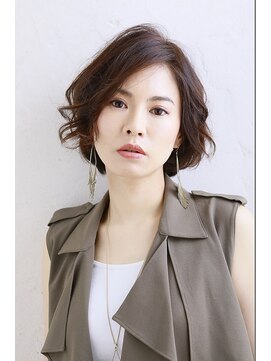 シーズンズ キノカ 三軒茶屋店(SEASONS 季の香) ゆるウェーブボブ×大人かわいい【seasons季の香三軒茶屋店】