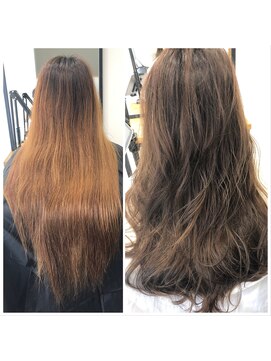 ランガリ ヘアアンドスパ(Rangali Hair&Spa) 透けるようなベージュの艶髪
