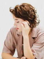 ティファ 栄(Tiffa)&nbsp;ダブルバングのハンサムパーマ